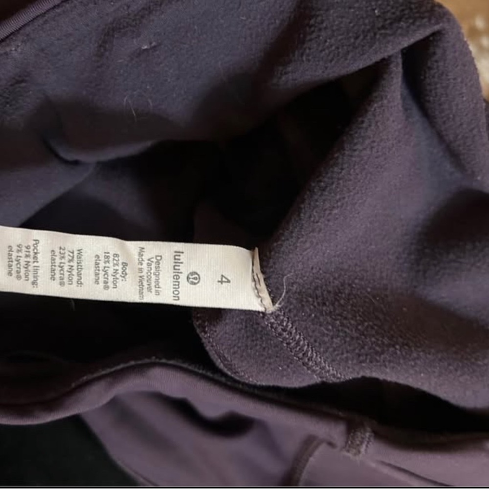 Lululemon Purple Leggings